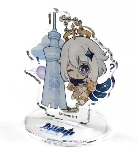【新品未開封】原神 青空の大冒険 トレーディング アクリルキーホルダー 1ロット 中古】キーホルダー パイモン 「原神×TOKYO SKYTREE 青空の大