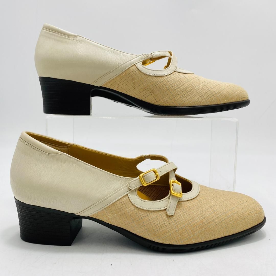 銀座ヨシノヤ CUSHION HV パンプス ストラップ 外反母趾 24.5 - メルカリ