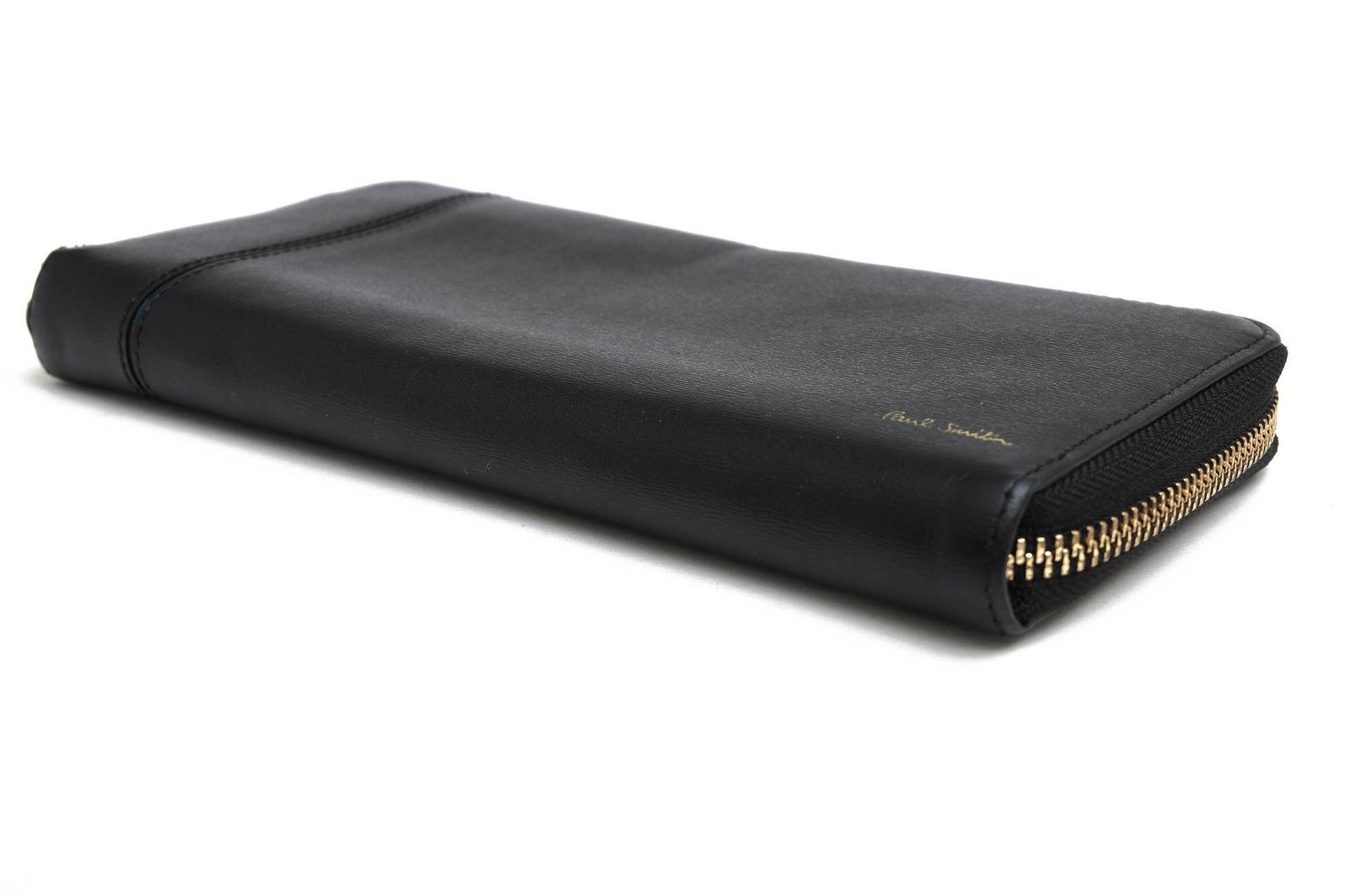 Paul Smith ブラックストライプ 長財布　箱付き 箱付き】paulsmith長財布ブラック Paul Smith ブラックストライプ 長