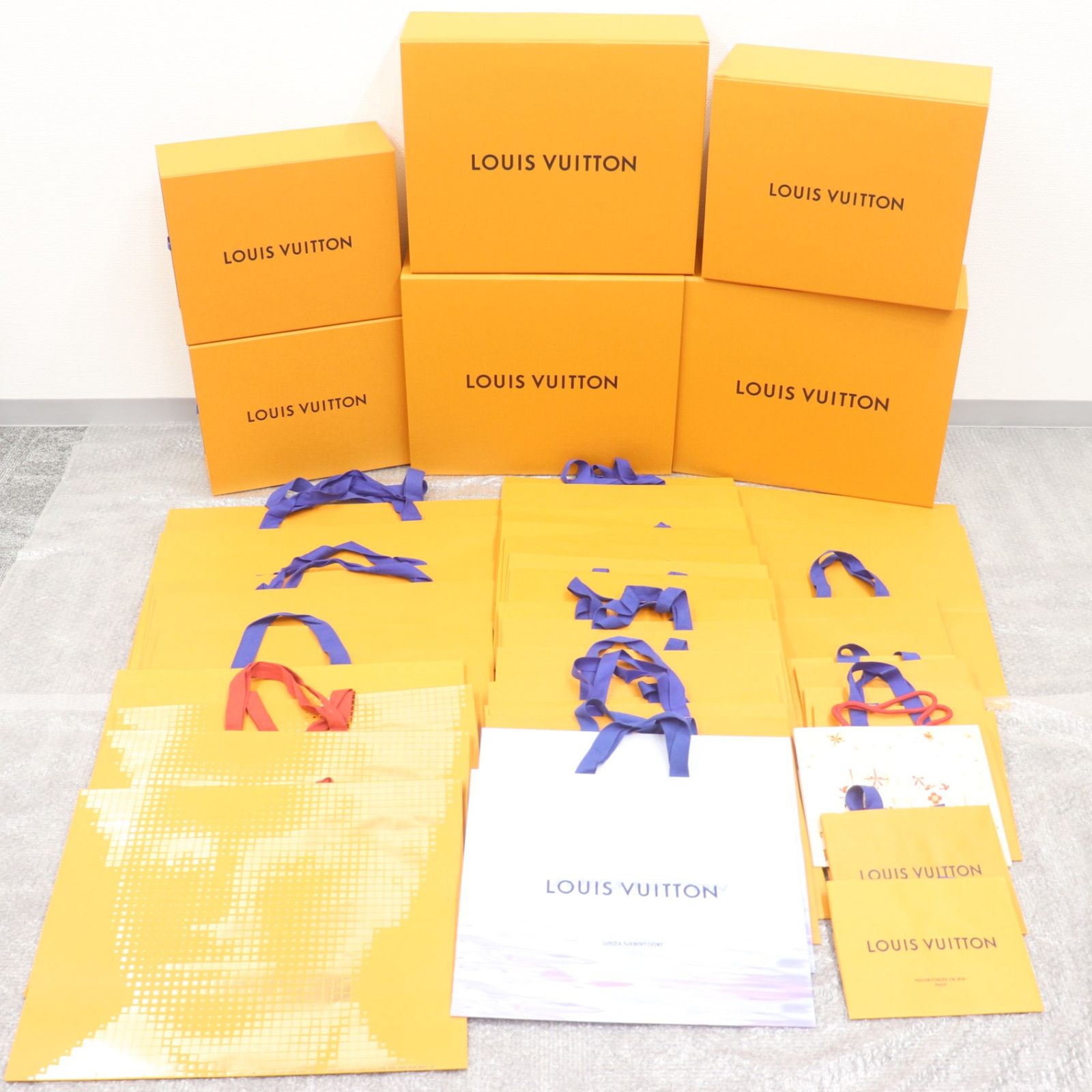 LOUIS VUITTON ショップ袋　箱 LOUIS VUITTON ショップ袋・箱セット - メルカリ