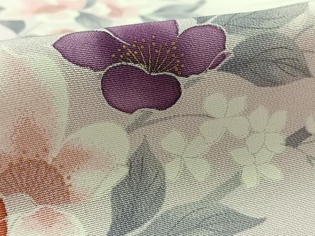 平和屋着物□訪問着 枝花文 暈し染め 金彩 正絹 逸品 AAAS4789jh  