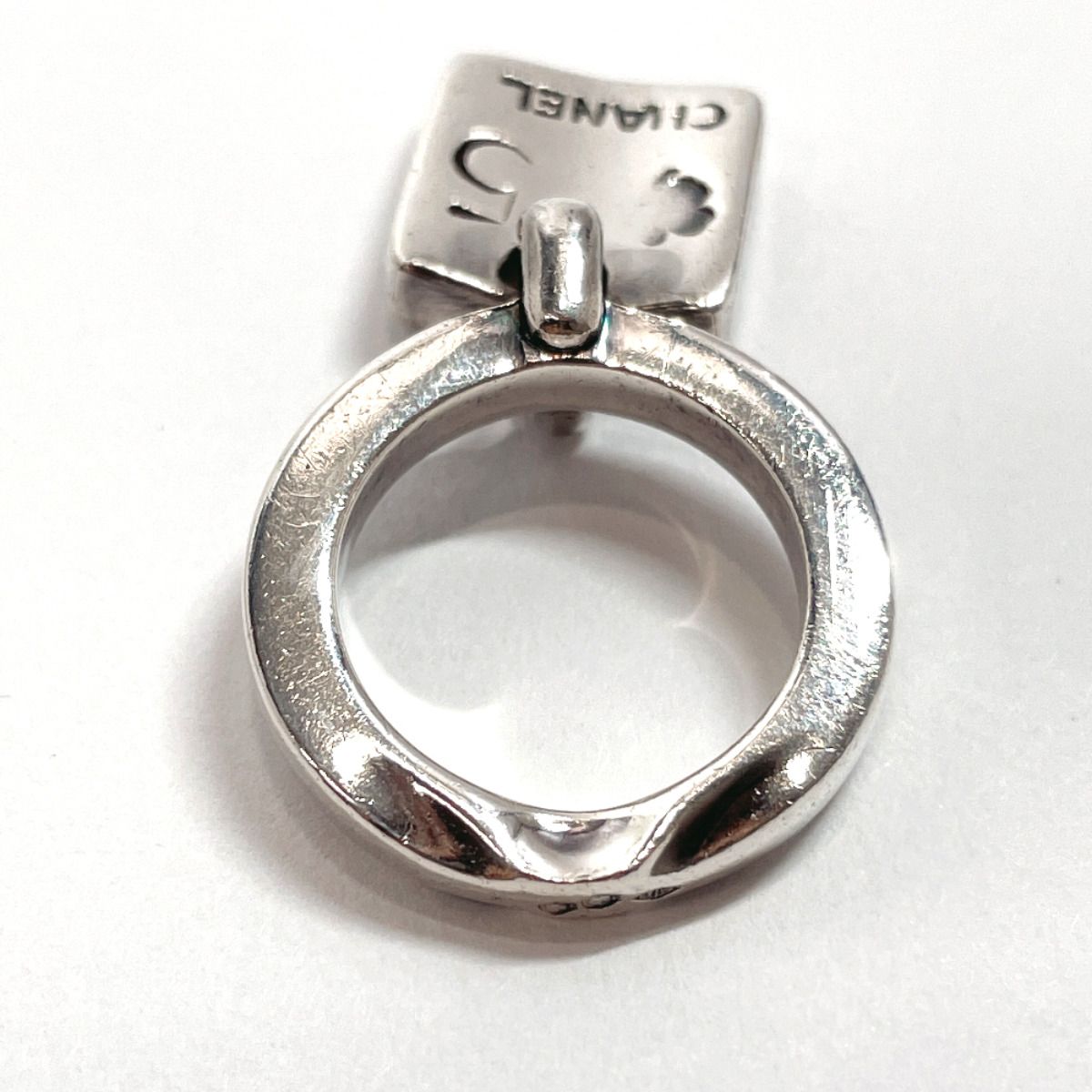 CHANEL シルバー925 チャーム　リング カメリア　クローバー CHANEL シャネル リング 指輪 クローバーチャーム 925 シルバー 7.4g