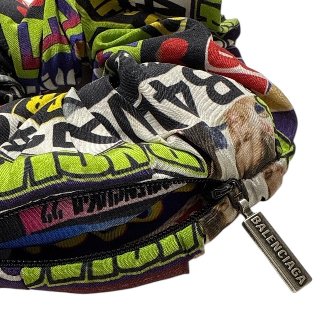 BALENCIAGA Graphic Print Scrunchie