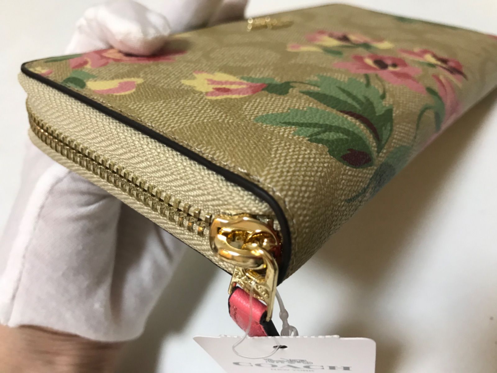 COACH コーチ長財布 シグネチャー フローラル リリィ I.34