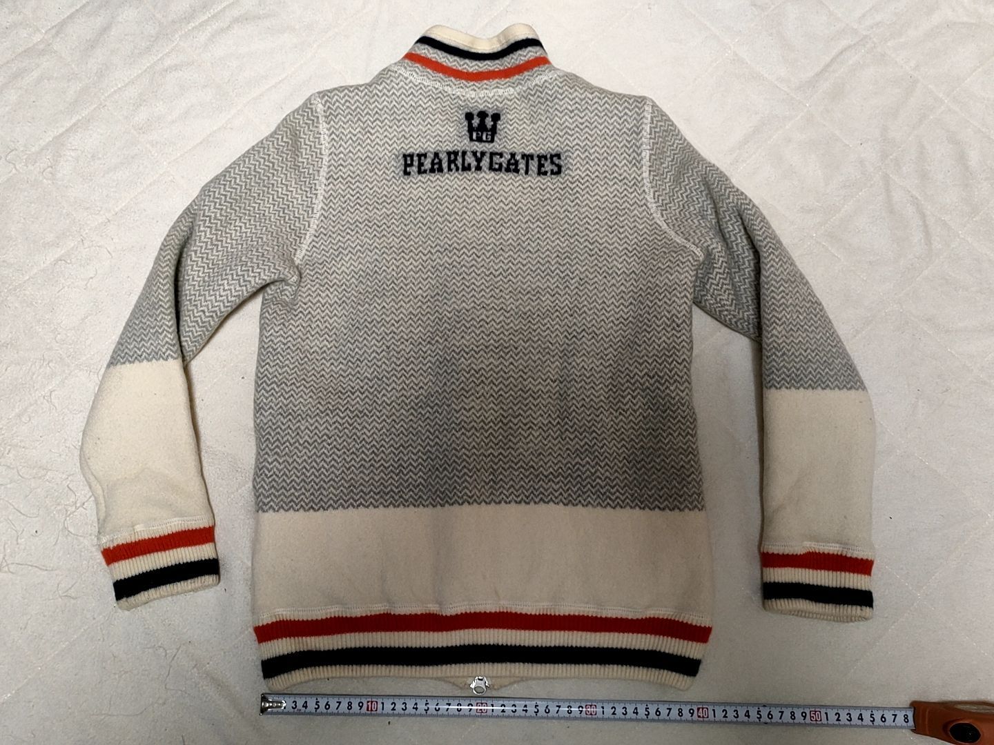 パーリーゲイツPEARLYGATES☆ジップアップニットジャケット☆サイズ1