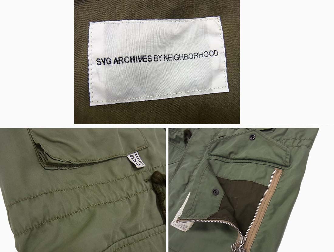 美品 定価58900円◇SVG ARCHIVES BY NEIGHBORHOOD M65 MOD/CN