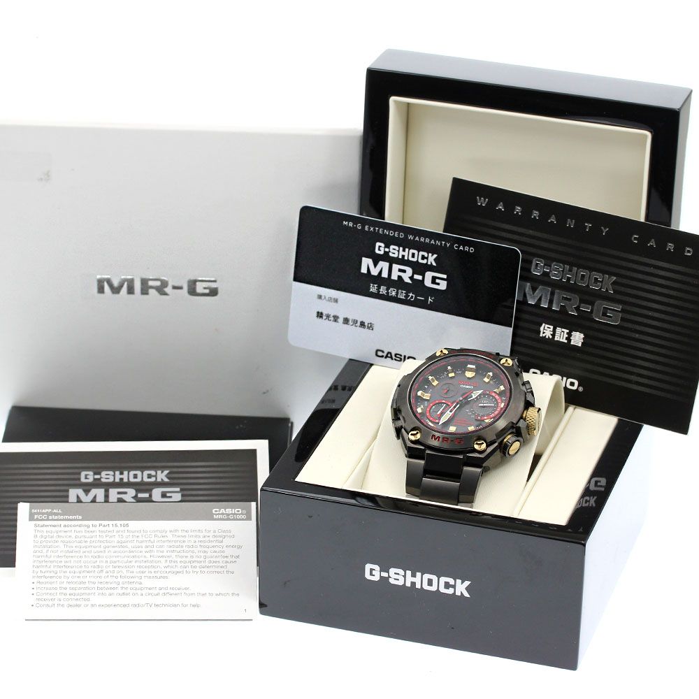 カシオ CASIO MRG-G1000B-1A4JR G-ショック 赤備え デイト ソーラー