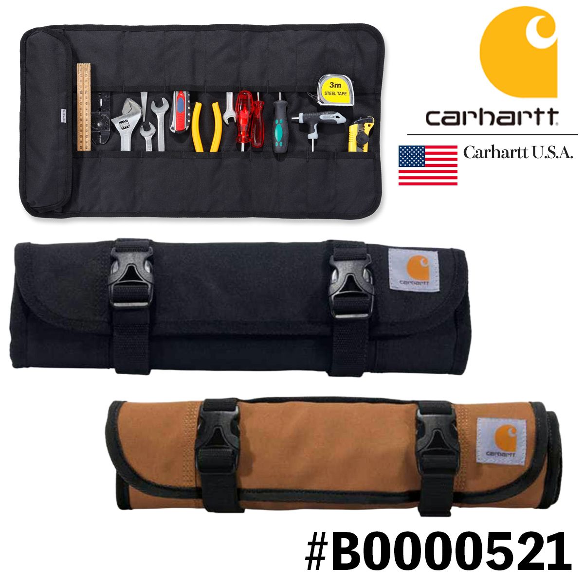 新品】カーハート ツールロール Carhartt 18 Pocket Utility Roll 
