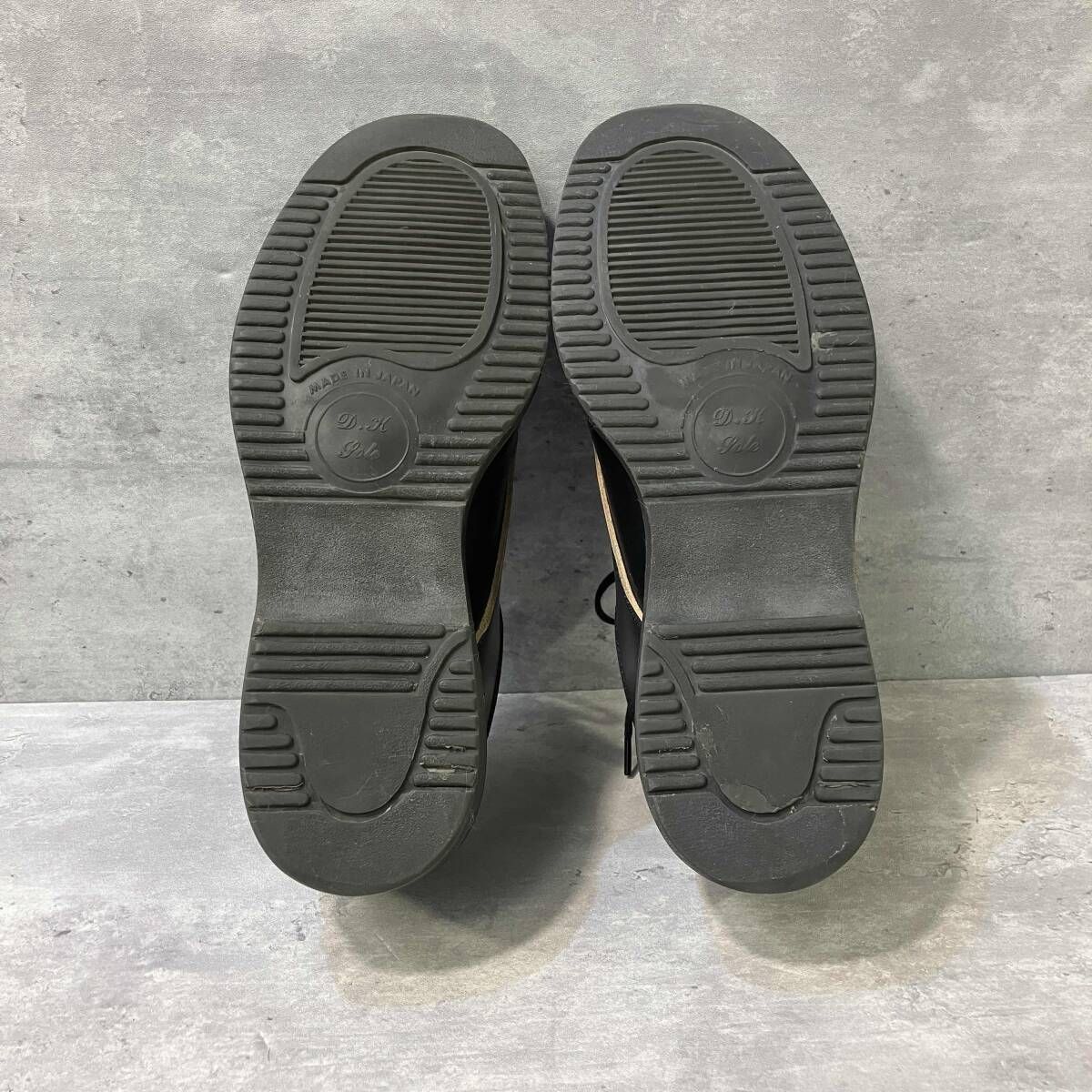 PLUS メタルプレートレザーシューズ