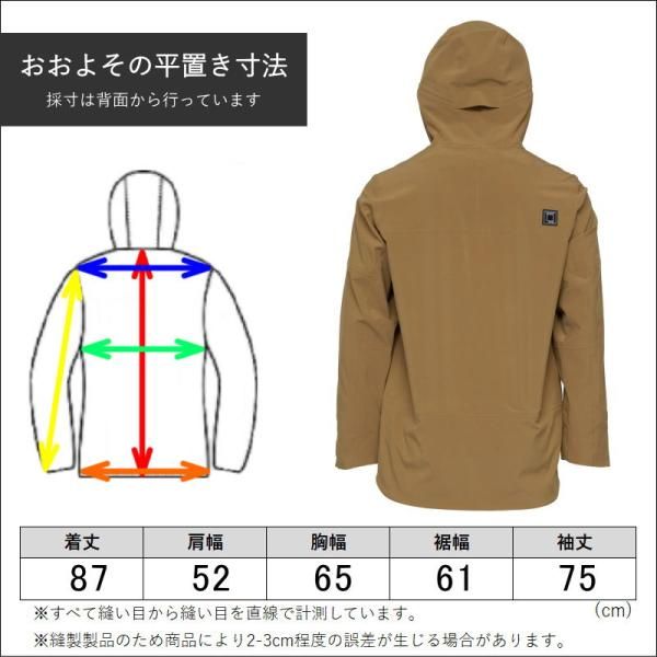 【アウトレット】23-24 L1 ALPHA JKT DULL GOLD Lサイズ メンズ スノーボード スキー スノボウェア ジャケット 型落ち ●