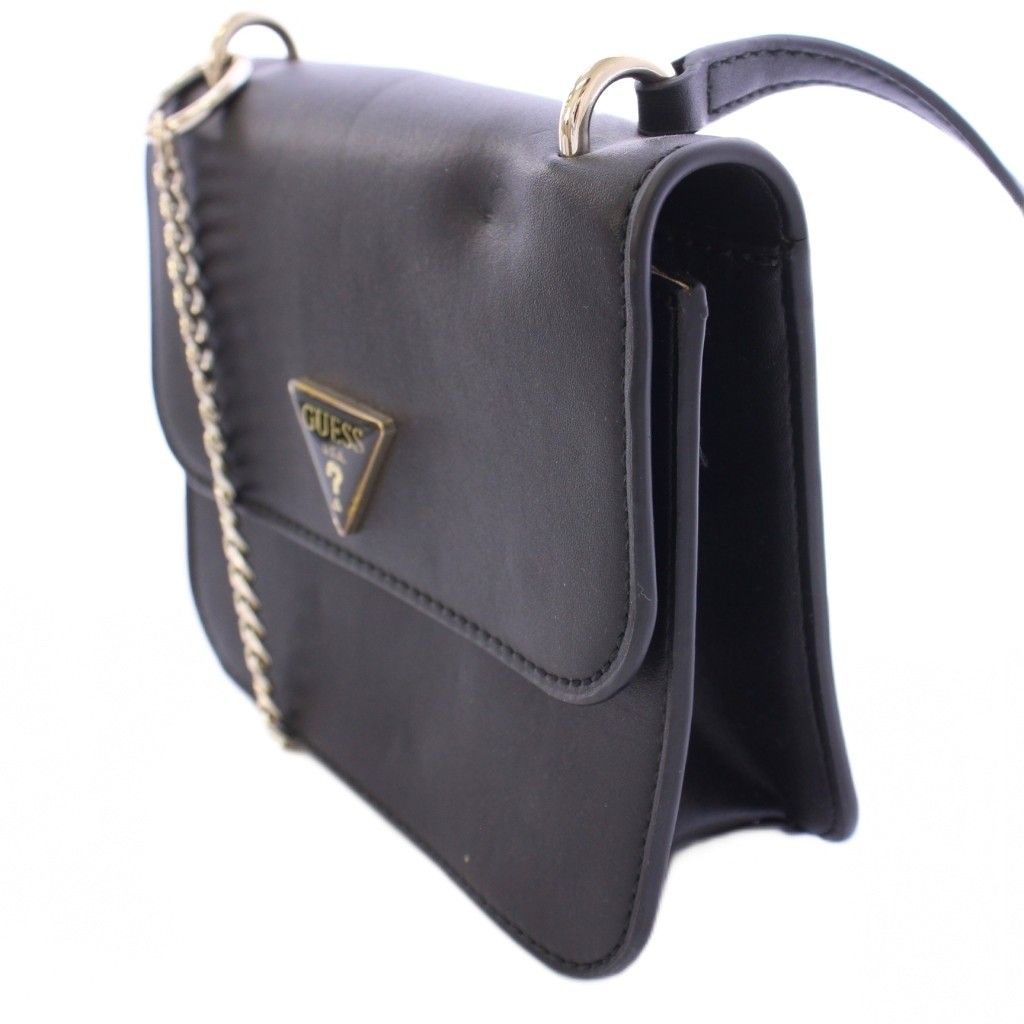 ゲス GUESS ショルダーバッグ フェイクレザー チェーン ロゴ