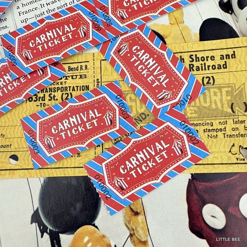 得】9ロールセット 海外ロールチケット 紙モノ まとめ売りジャンク