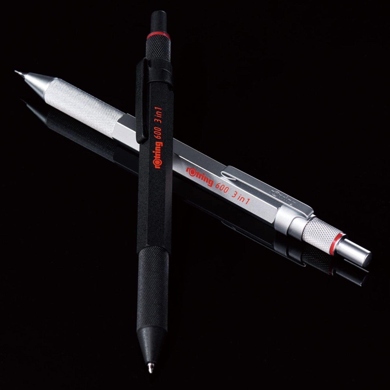 特価商品】600 3in1 2164109 rOtring シルバー シャーペン 高級