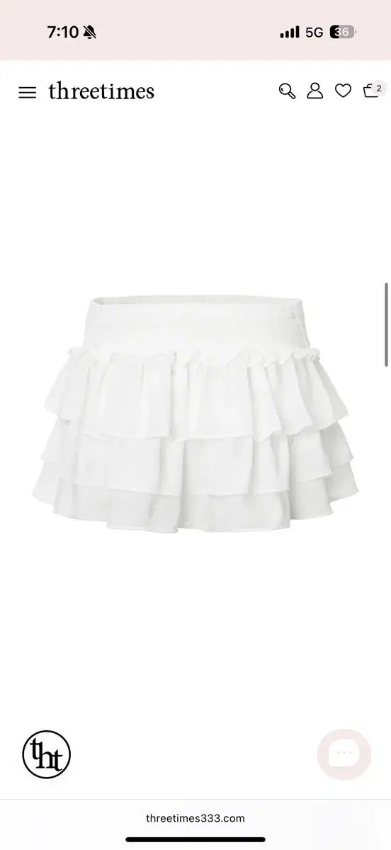 パブリックホーム threetimes スリータイムズ 赤面 スカート M