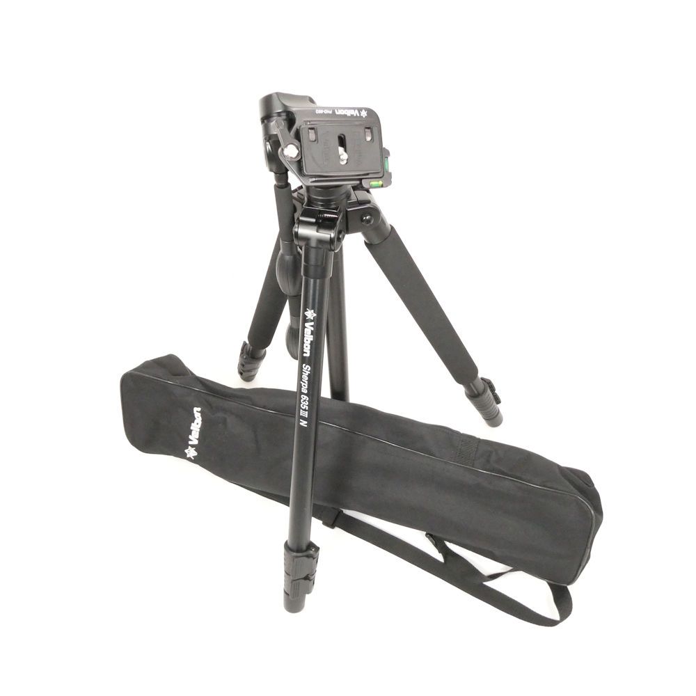 Velbon ベルボン ヴェルボン Sherpa 635 III N シェルパ PHD 65 Q 三脚 アルミ 3段 カメラ 撮影 HU 1624