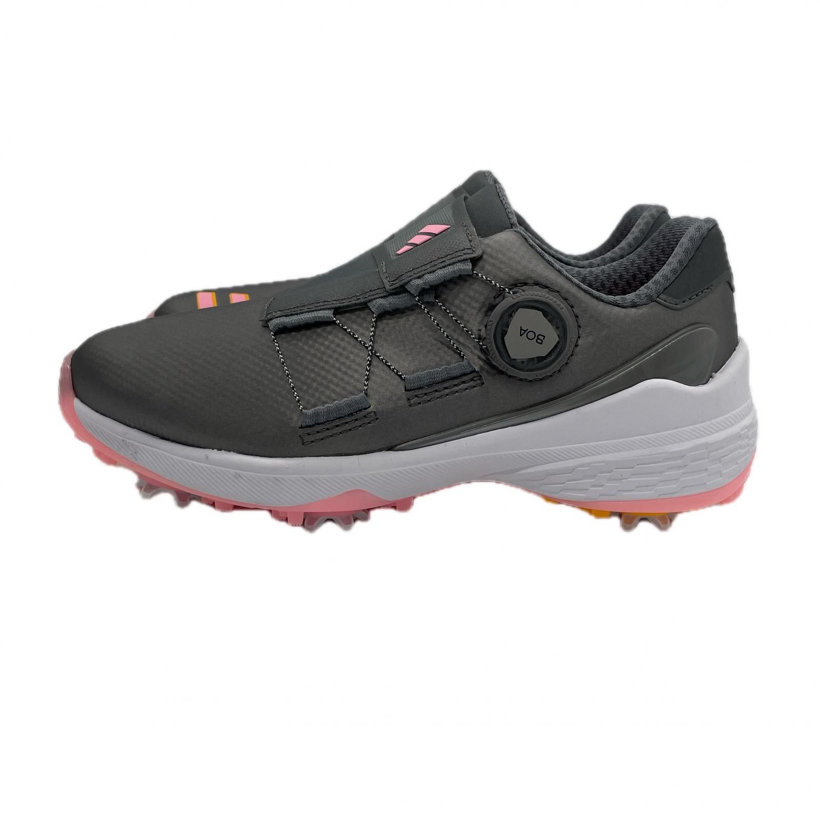 アディダスゴルフ adidas GOLF ゴルフシューズ 23.5cm ダークシルバー ゼットジー23 ボア GZ2172