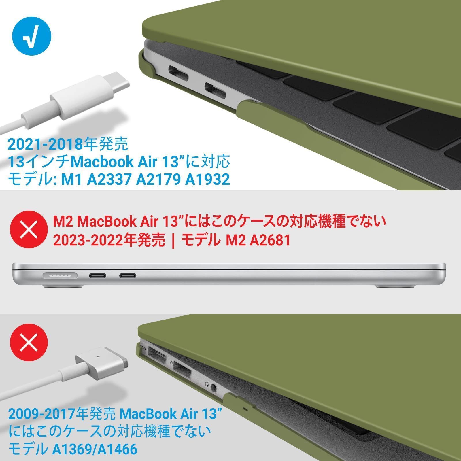 サンワサプライ MacBook Air（M2、2022）専用ハードシェルカバー