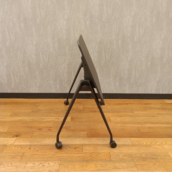 OKAMURA オカムラ 折りたたみ キャスター脚 L978AC-ZJ21 製 ブラック ミーティングテーブル 折りたたみテーブル