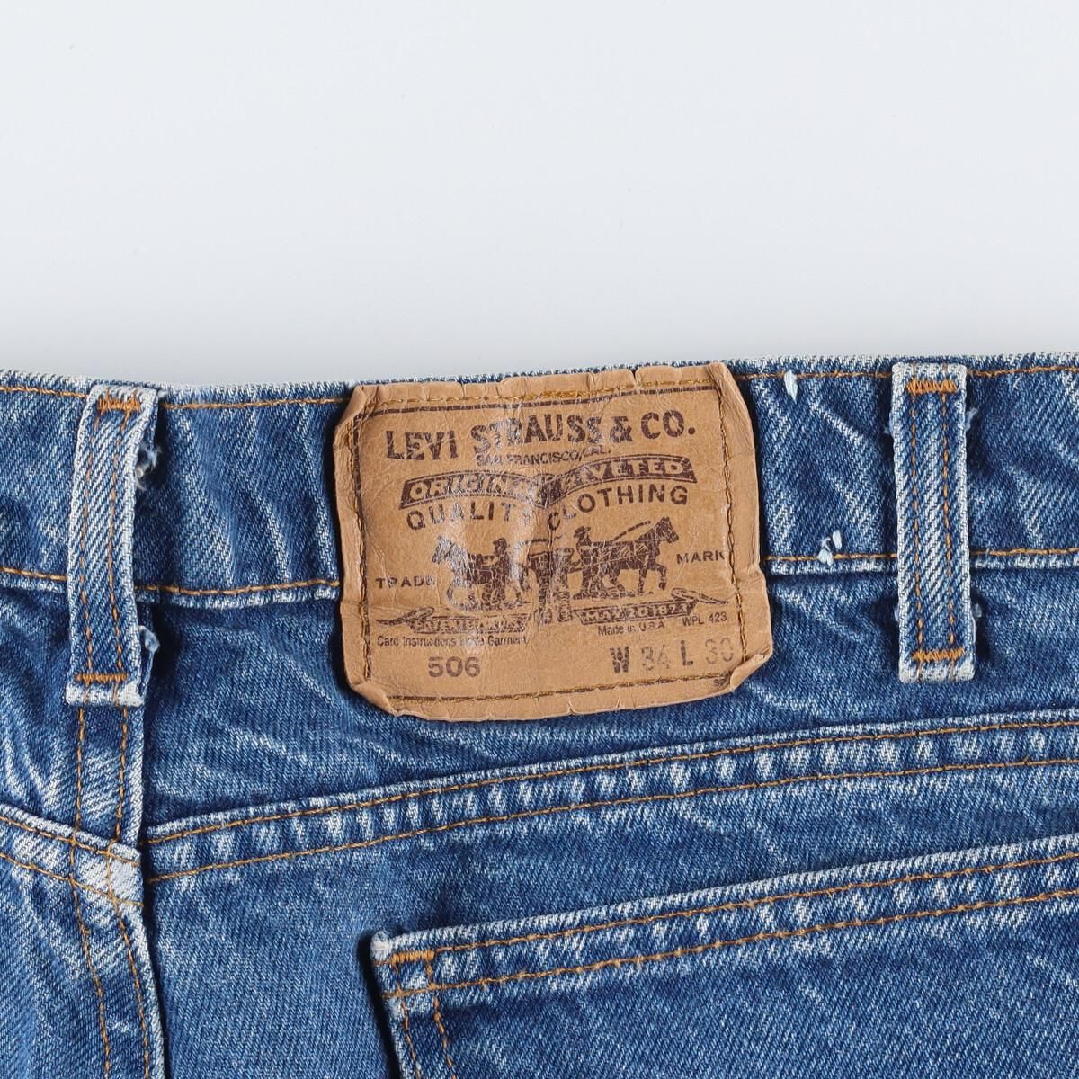 古着 80年代 リーバイス Levi's 506 テーパードジーンズ デニムパンツ