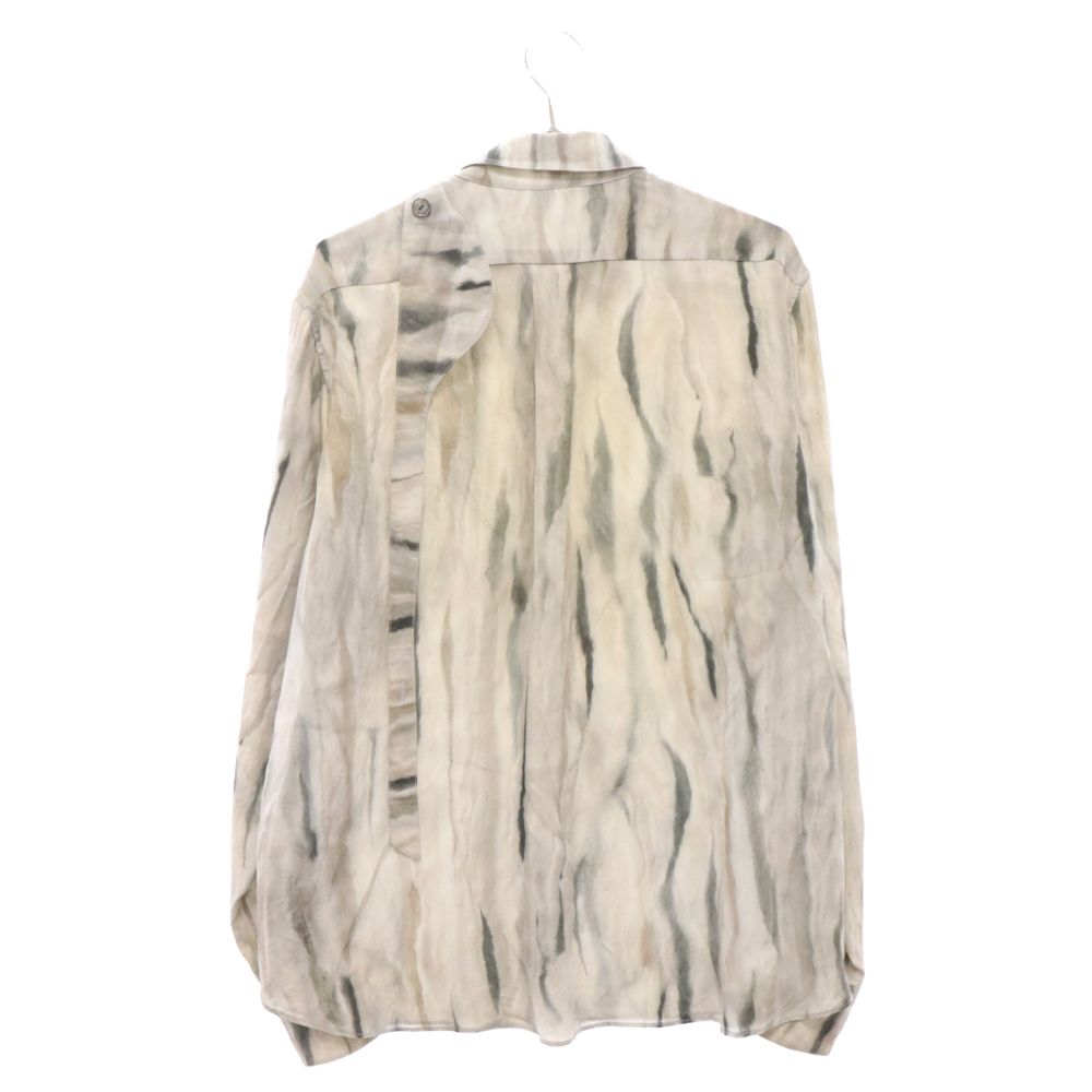 MASU (エムエーエスユー) 21AW FUR PRINT SILK SHIRTS プリントシルク