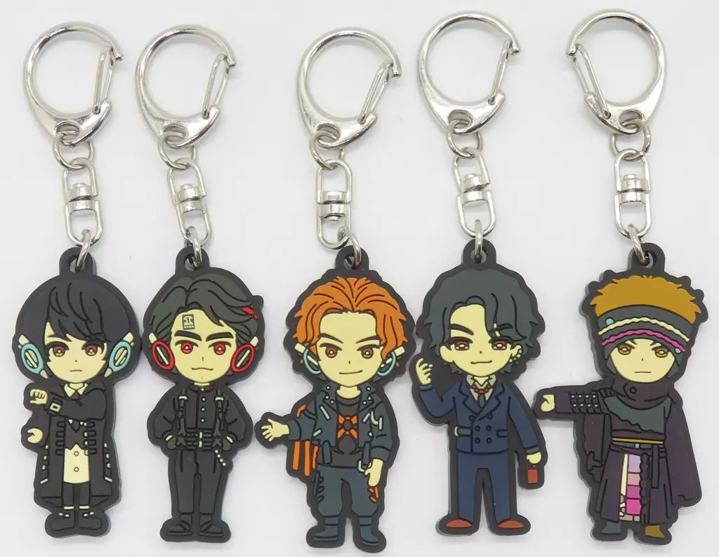 中古】キーホルダー 滅＆迅＆雷＆亡＆暗殺ちゃん ラバー