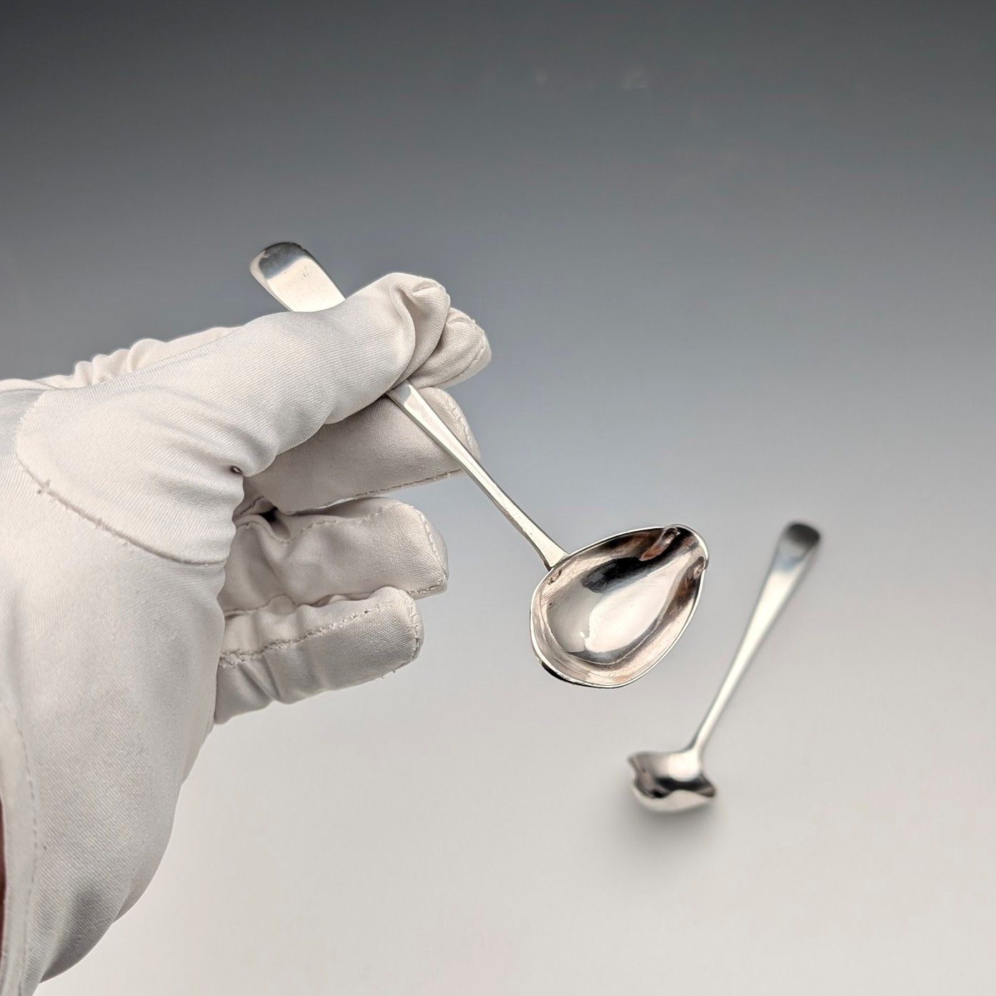 純銀製 ベビーフィーダー用スプーンペア