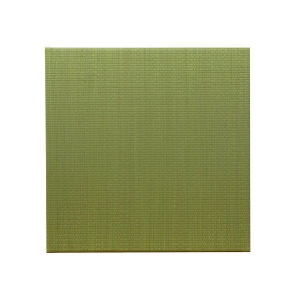 純国産 置き畳 約ユニット畳 約無地 カラー シンプル プラード ライトグリーン 約70×70cm×1.7cm 単品 代引不可