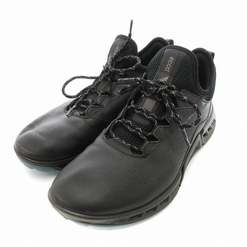 ECCO GOLF BIOM C4 GOLF SHOE ゴルフ スパイクレス シューズ スニーカー 42 黒 ブラック /JS