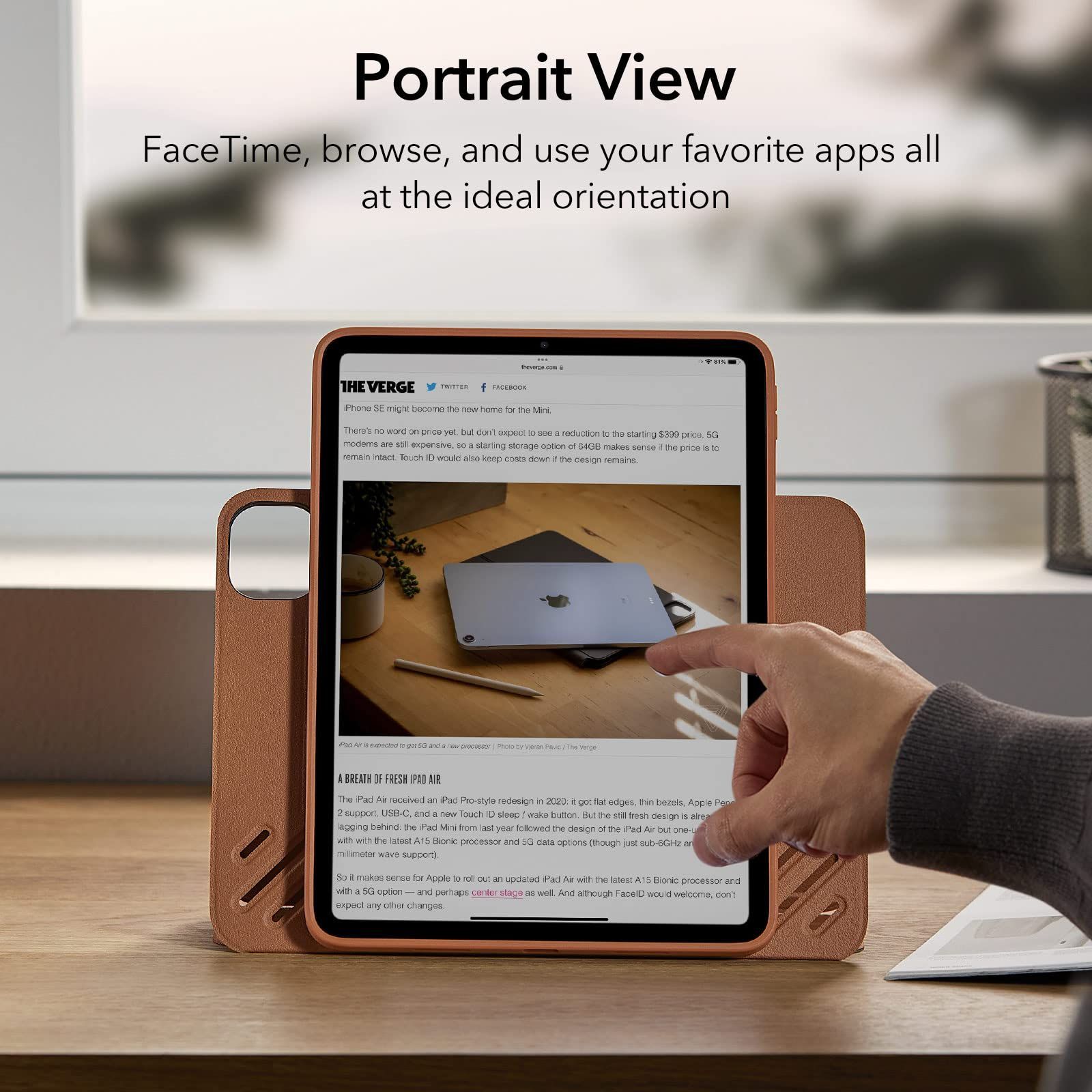 新着商品 iPad Pro 11インチ ESR ケース 2025|2021|2020|2018 第4|3|2|1世代 取外し なマグネットカバー付き回転式ケース 縦向き|横向きスタンド 9段階の角度調節 頑丈な保護 Shiftシリーズ ブラウ WWW_OLIVIERBERNSTEIN_COM