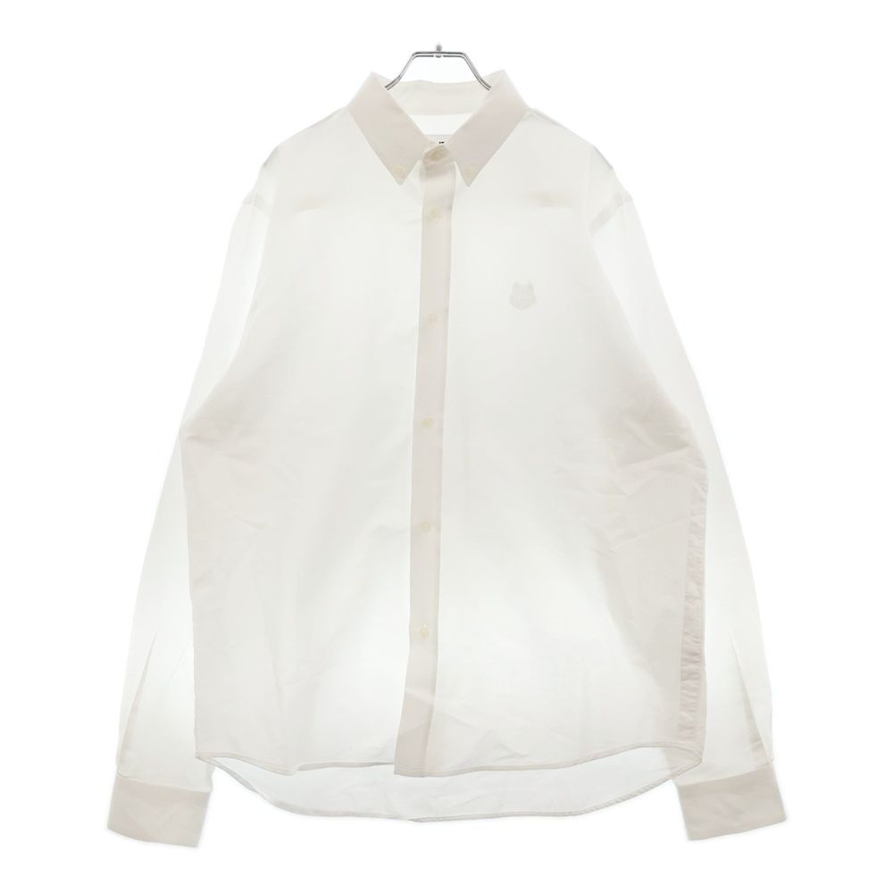 KENZO ケンゾー TIGER CREST OXFORD BD SHIRT FC55CH4001LD タイガー刺繍 長袖シャツ ホワイト