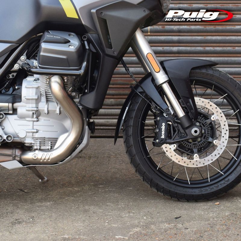 Puig 22231N EXTENSION FENDER FRONT [BLACK] MOTO GUZZI STELVIO(24