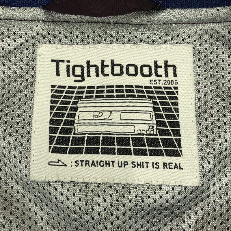TIGHTBOOTH ジャケット Mサイズ 中古 中古】TIGHTBOOTH ナイロンジャケット 赤紫 M タイトブース [19