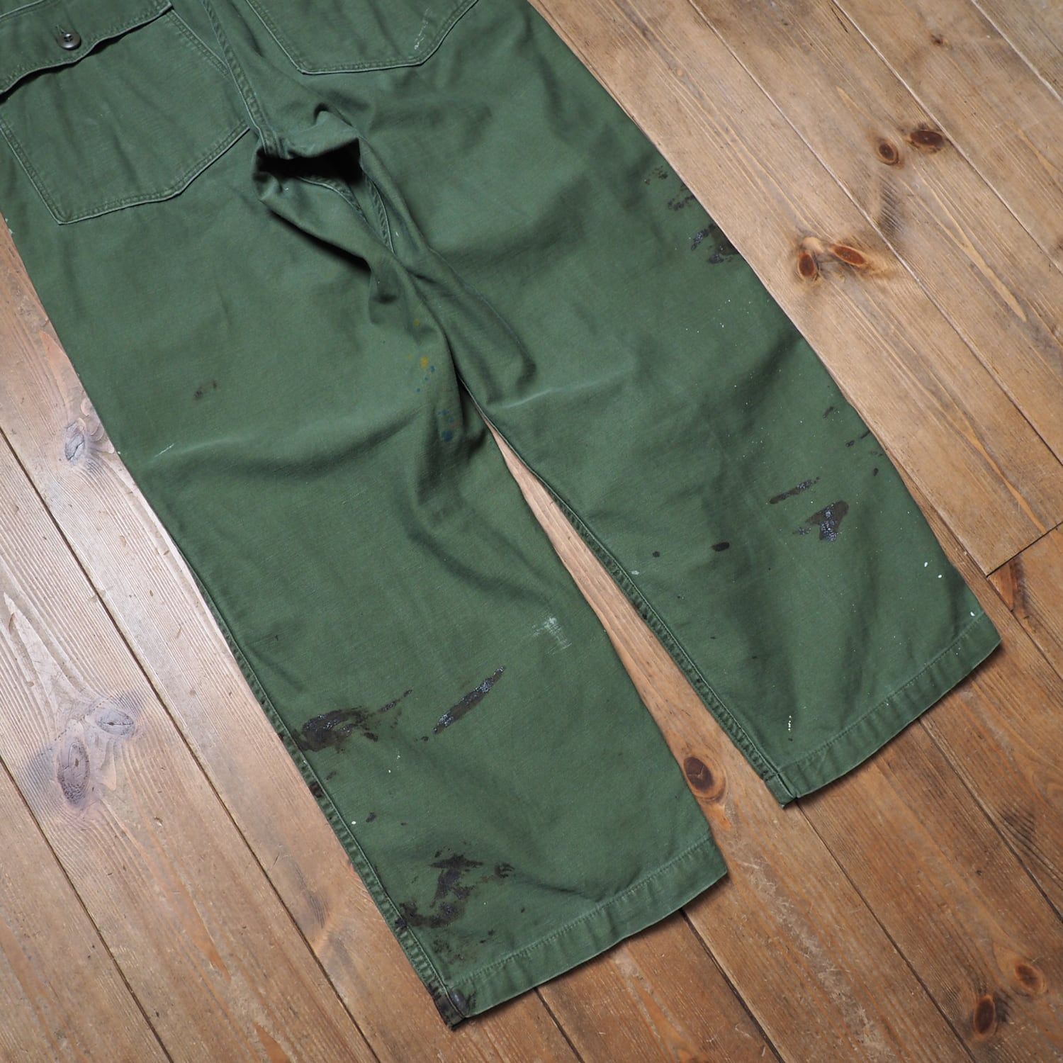 60s アメリカ軍 usarmy ベイカー 初期ダブルステッチコットンOG107 1950's - 1960's 