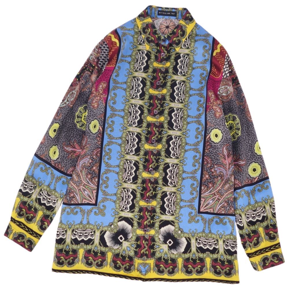 ★美品★ ETRO エトロ シャツ サイズ44 ブラウス　ペイズリー 美品 エトロ ETRO シャツ ブラウス ロングスリーブ 長袖 総柄