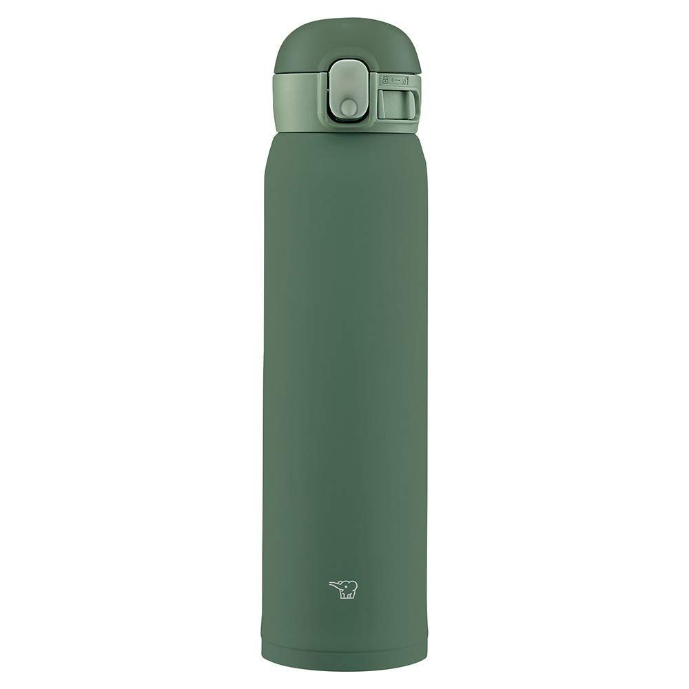 Color カーキ_Size 600 ml 象印 ZOJIRUSHI 水筒 ワンタッチ ステンレスマグ シームレス 0.60L カーキ SM-WA60-GD