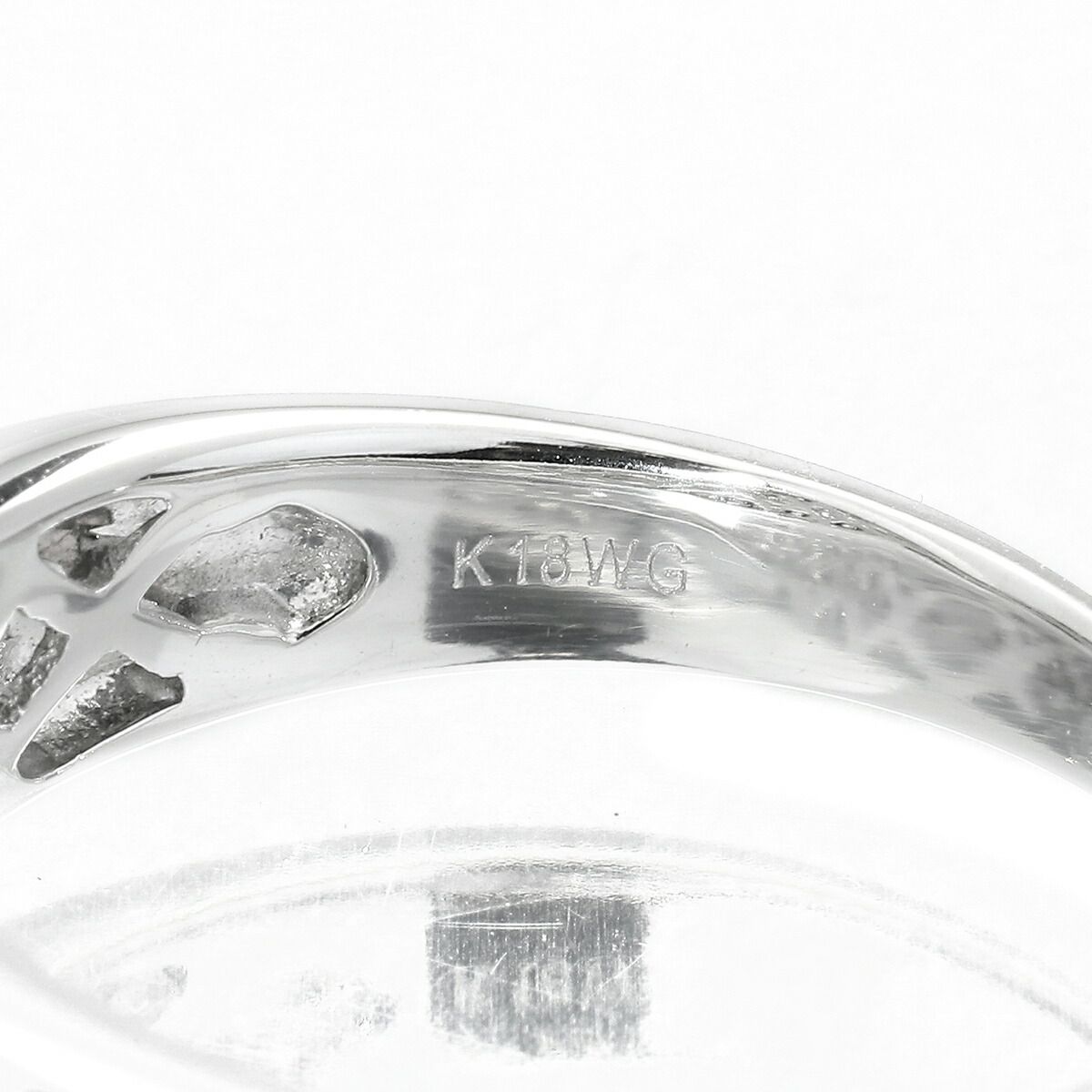 ハーフエタニティリング 13P 指輪 ダイヤモンド 0.33ct ブラック 