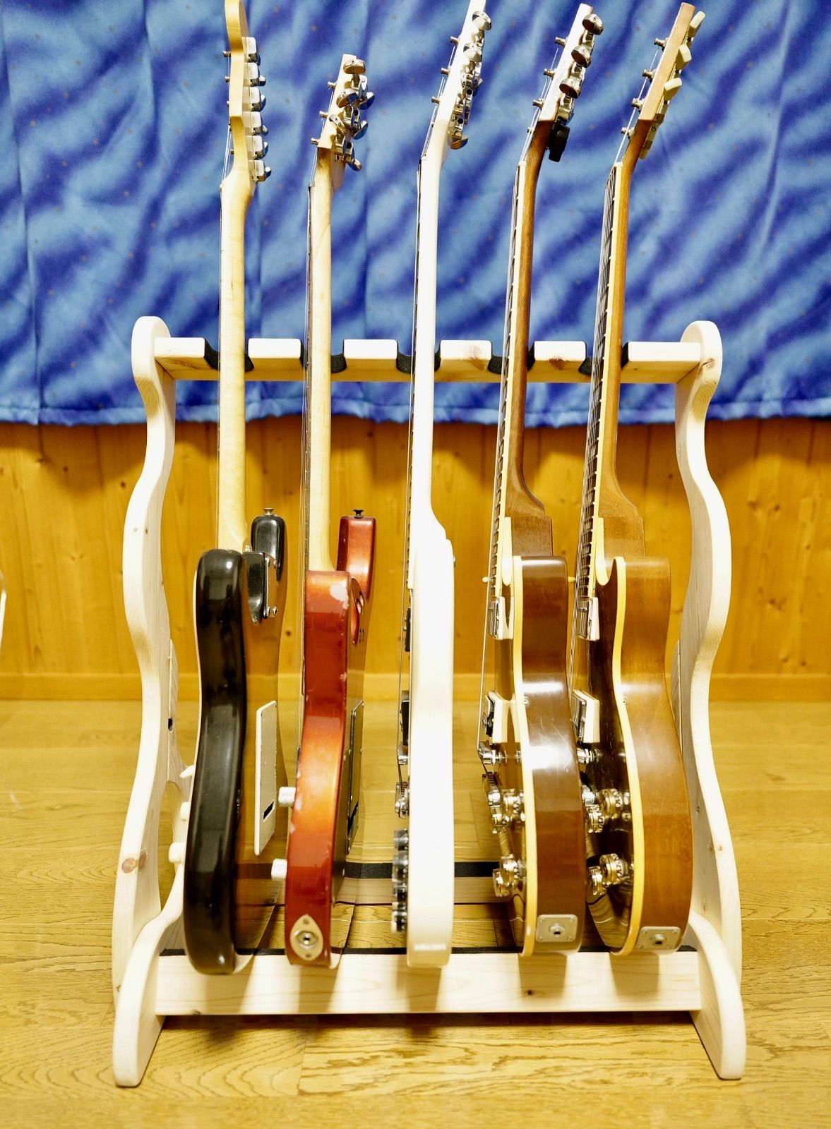 木製ギタースタンド 無塗装