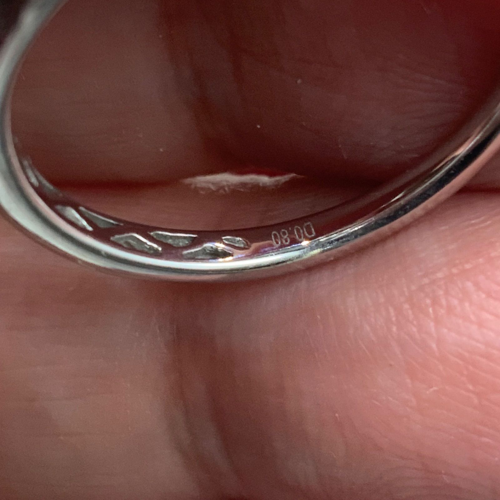 K18WG リボンモチーフ ダイヤリング 5.7g 約17.5号 0.8ct - メルカリ