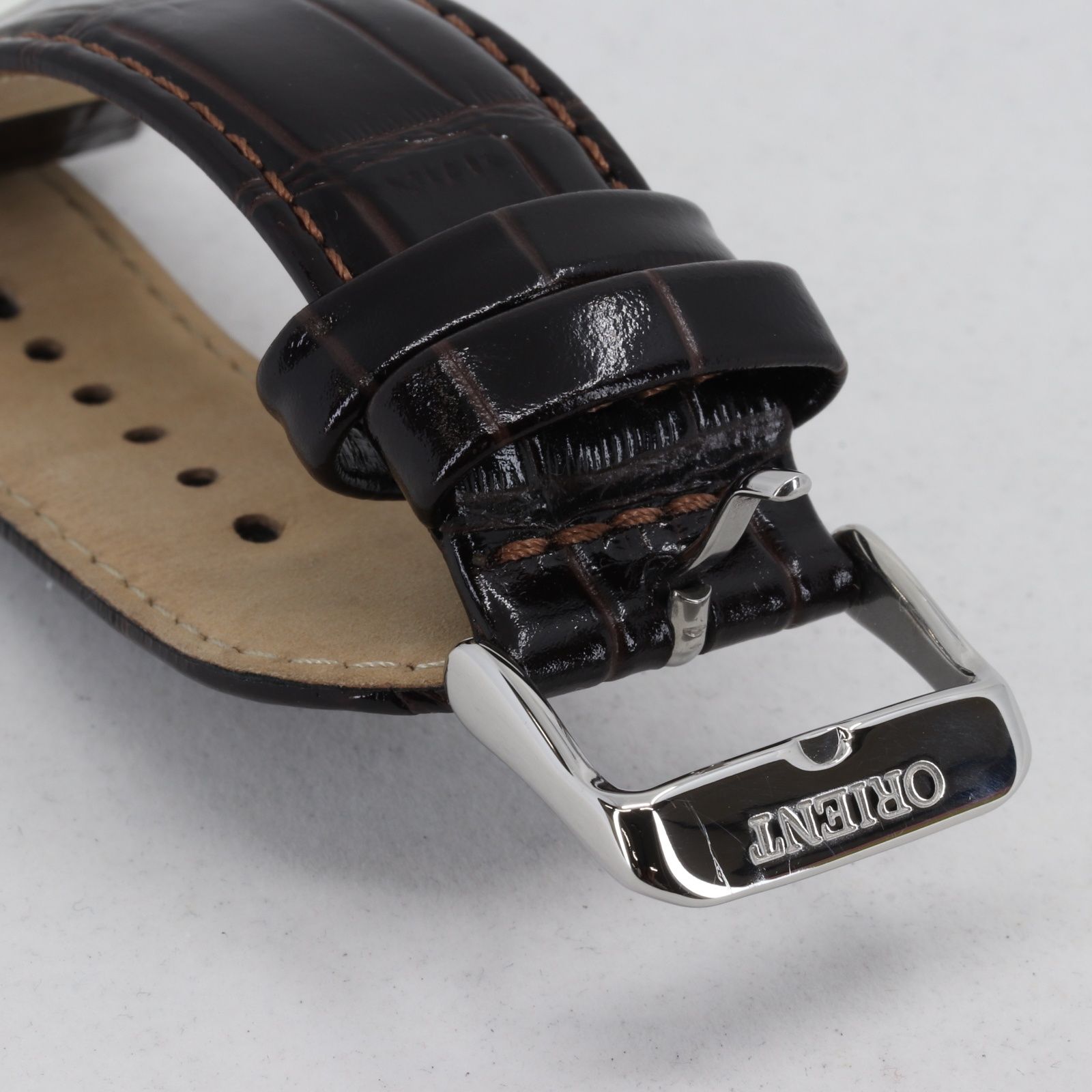 ORIENT オリエント バンビーノ 自動巻き レザーベルト 日本製 メンズ ORIENTオリエント 腕時計 自動巻き レザーベルト＆ステンレスベルト