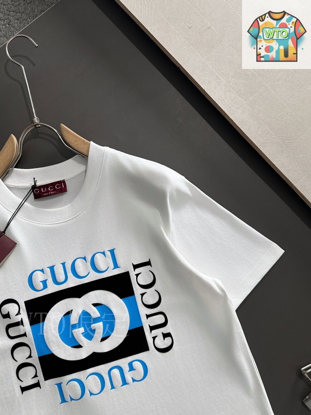 GUCCI ボーダーTシャツ XSS 新品同様 定価10万以上 決算セール‼️ GUCCI】グッチ『フラワーエンブロイダリー ボーダー柄ニット