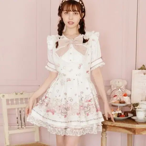 LIZ LISA (リズリサ) アフタヌーンティー ショートスリーブ LIZ LISA (リズリサ) アフタヌーンティー ショートスリーブ
