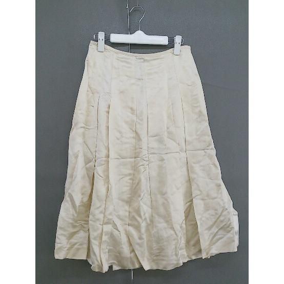 ◇ Aquascutum アクアスキュータム リネン シルク混 サテン調