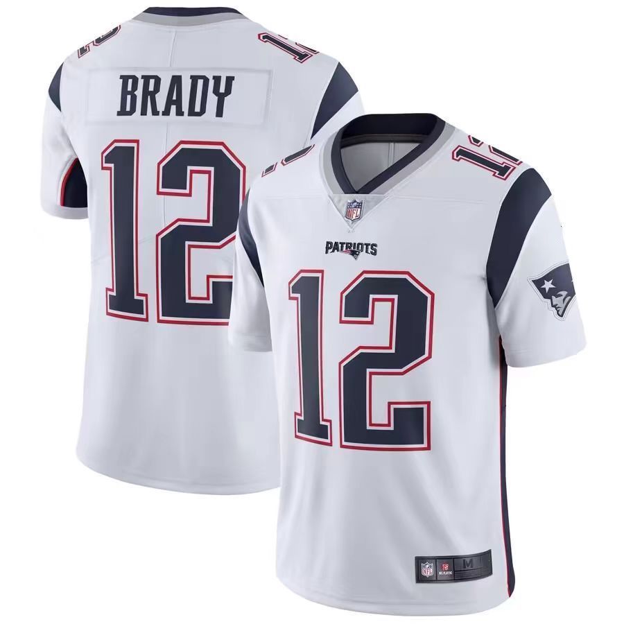 NFLペイトリオッツPatriotsラグビーユニフォーム12番トムブレイディ 硬