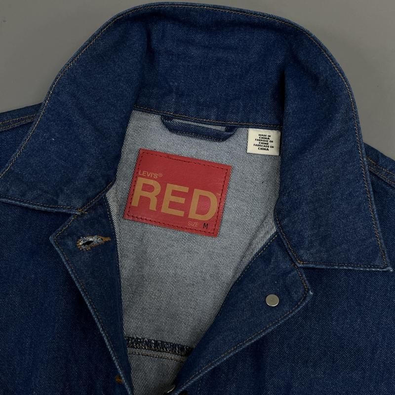 levi's red デニムジャケット サイズMデザインがかっこいいです - G