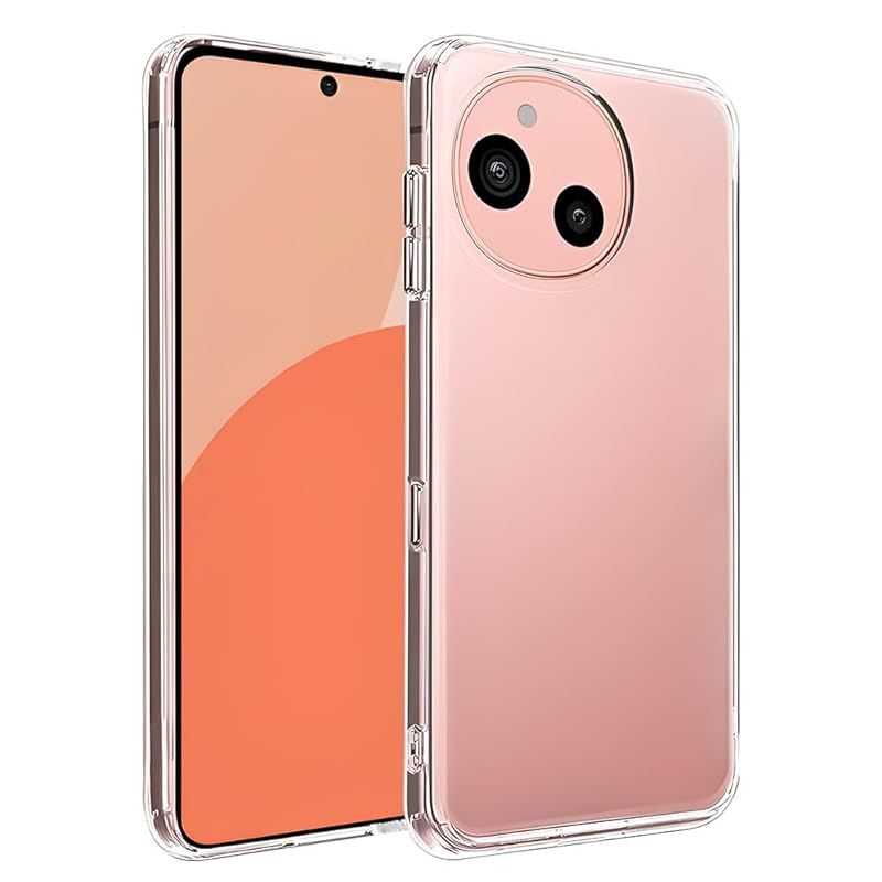 ZXZone AQUOS sense9 ケース クリア 薄型 SH-53E | SHG14 レンズ