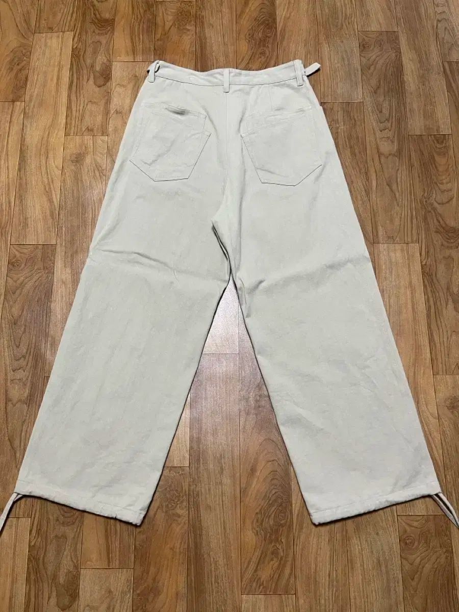 Nonnod ダブル ポケット ツイル パンツ ベージュ 3 サイズ