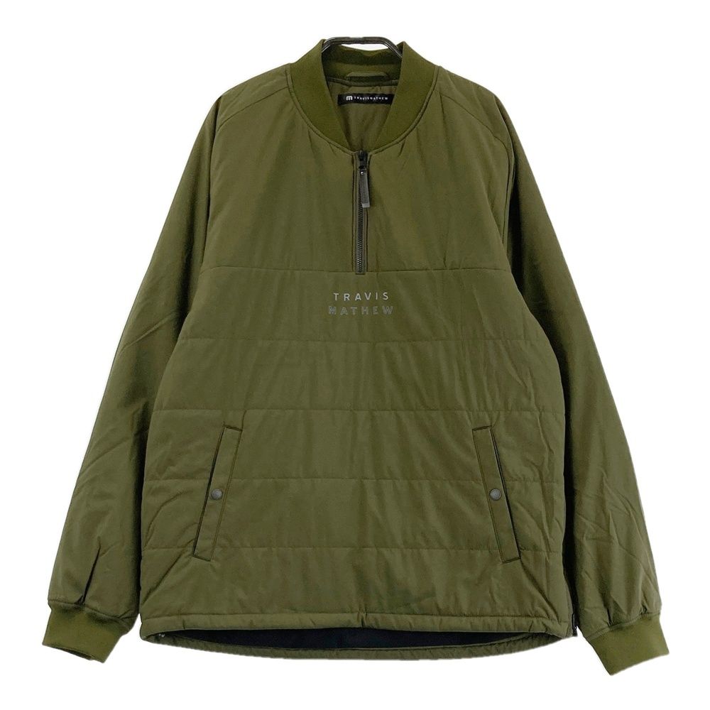 サイズ M TRAVIS MATHEW トラビスマシュー 中綿ブルゾン カーキ系 240101518686 ゴルフウェア メンズ ストスト