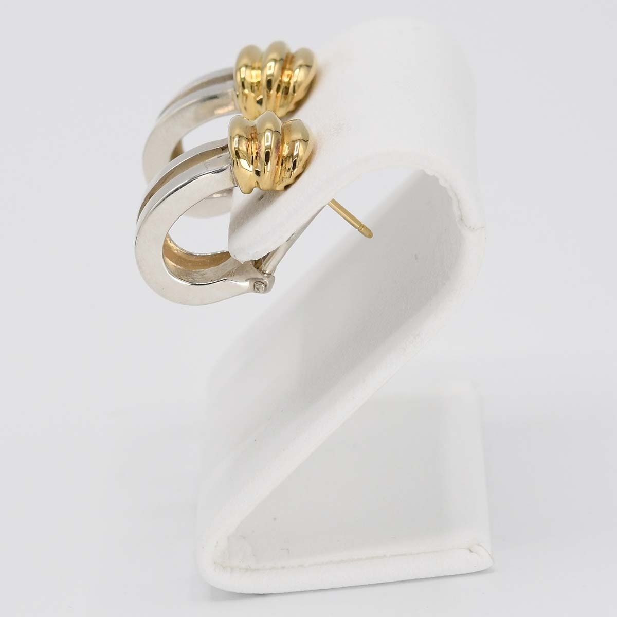 TIFFANY&Co. ティファニー ピアス グルーブドウィズ 925 750