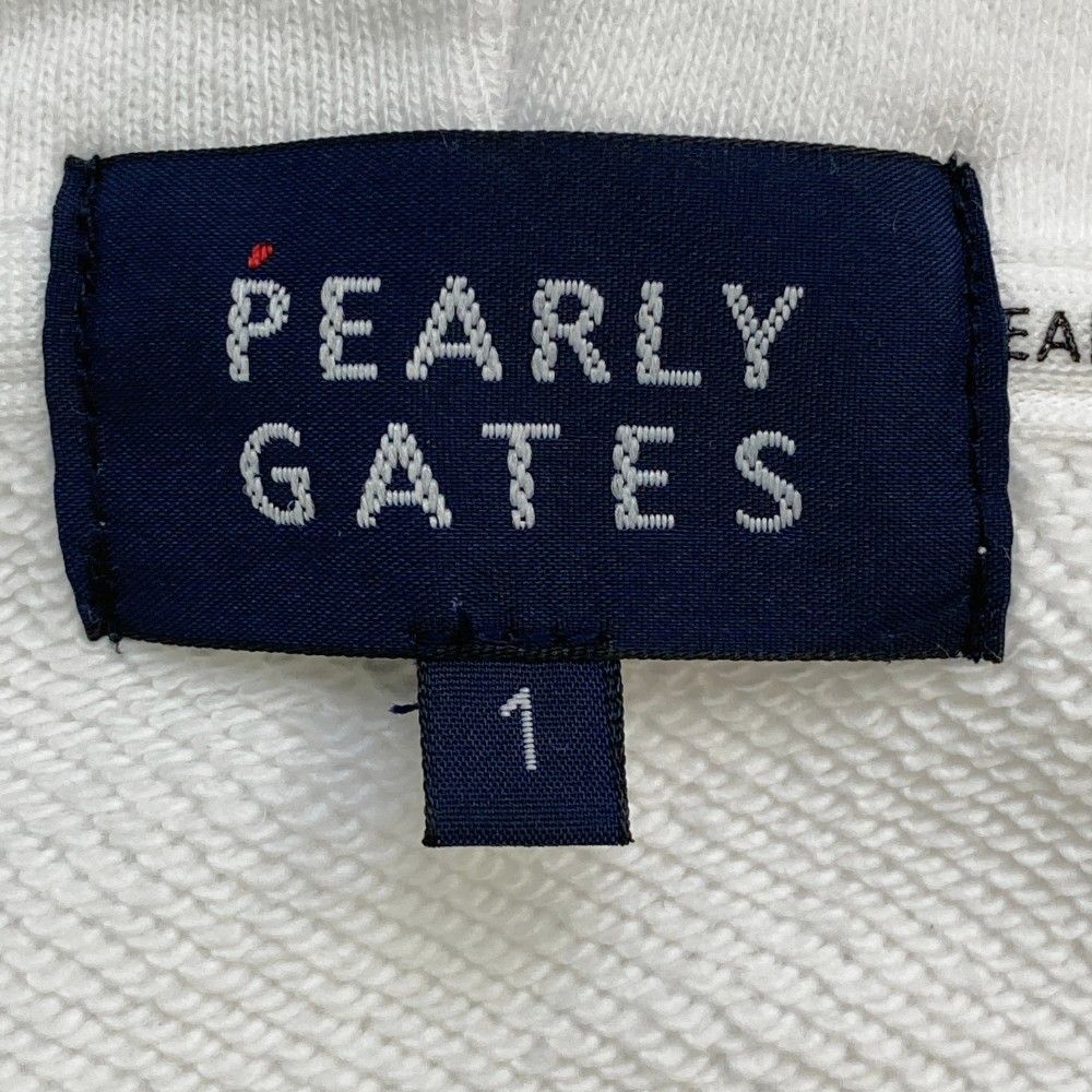 サイズ：1 PEARLY GATES パーリーゲイツ 35周年 ジップパーカー ホワイト系 [240101195558] ゴルフウェア レディース  ストスト - メルカリ