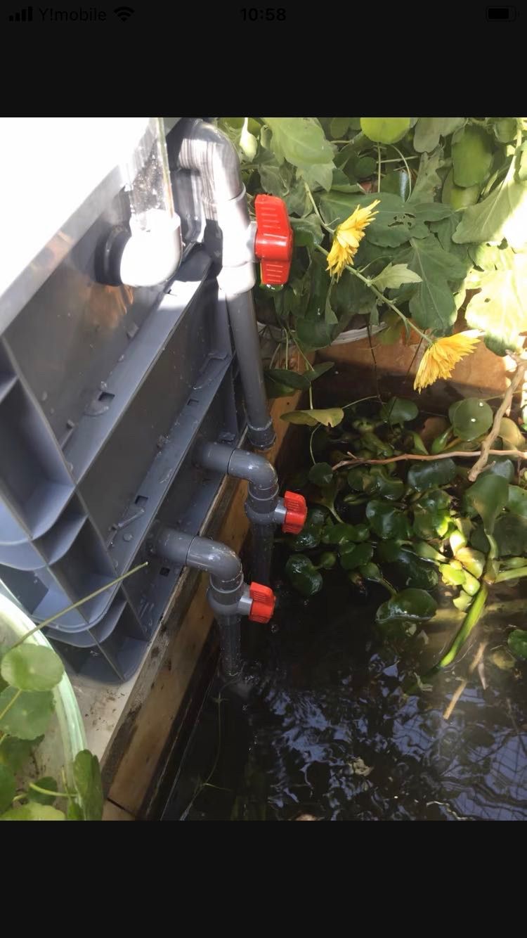 水中ポンプ25w 満タン納豆菌ろ材到着すぐ使いセットウィスト濾過とドライ濾過一体式 即時発送送料込み